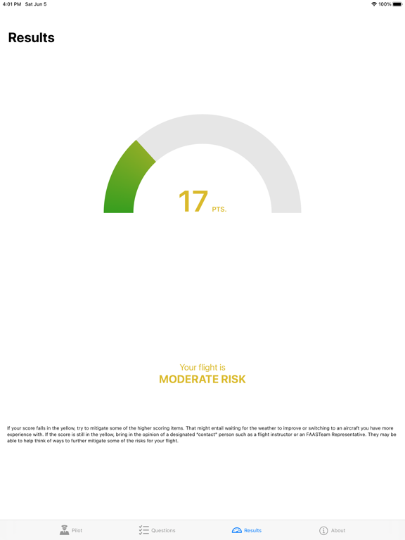 Screenshot #6 pour Flight Assessment of Risk Tool