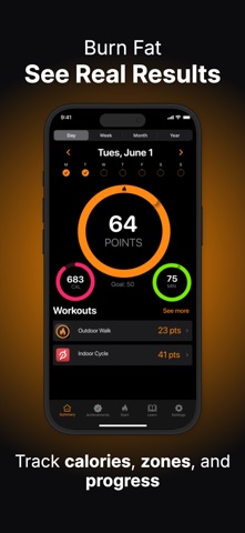 Fat Burn in Zone 2 iPhone screenshot