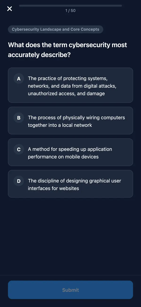 Screenshot #3 pour PCCET Cybersecurity Prep