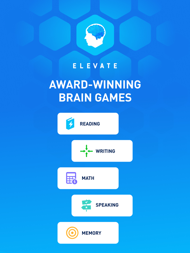 ‎Elevate - Brain Training Games תמונות מסך