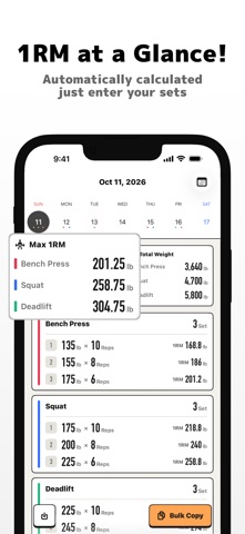 MyBIG3 - Workout Log App Screenshot 3 of 8