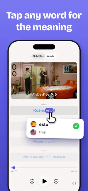 Wordy - Language Learning screenshot 4