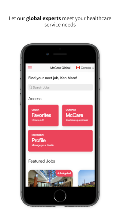 McCare App Screenshot