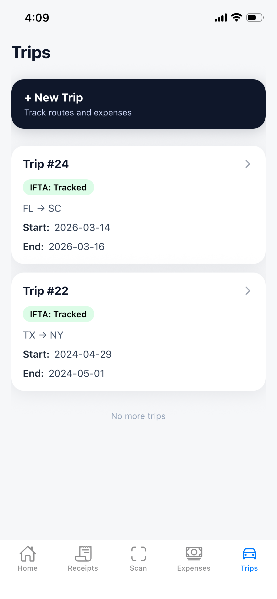 TruckTally App