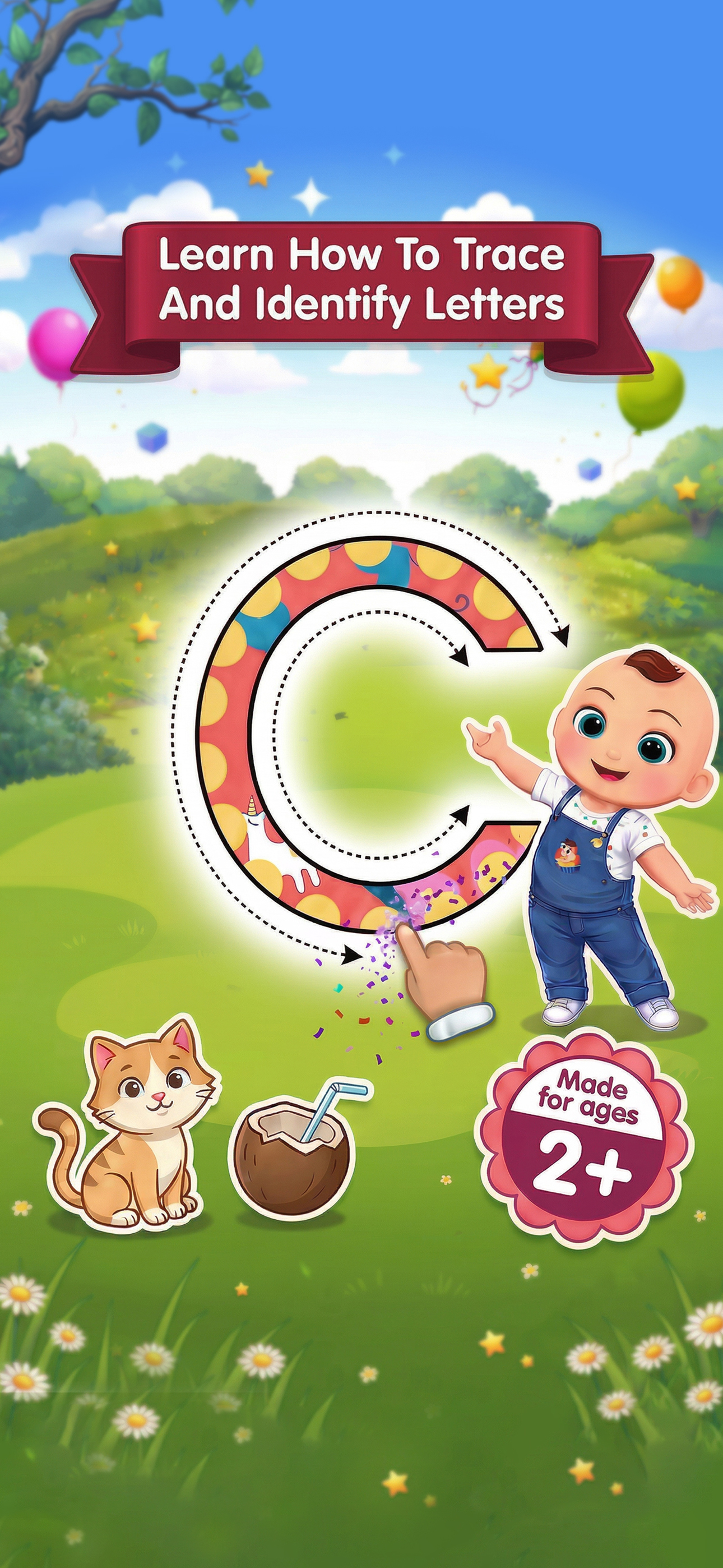 ABC alphabet & numbers tracing