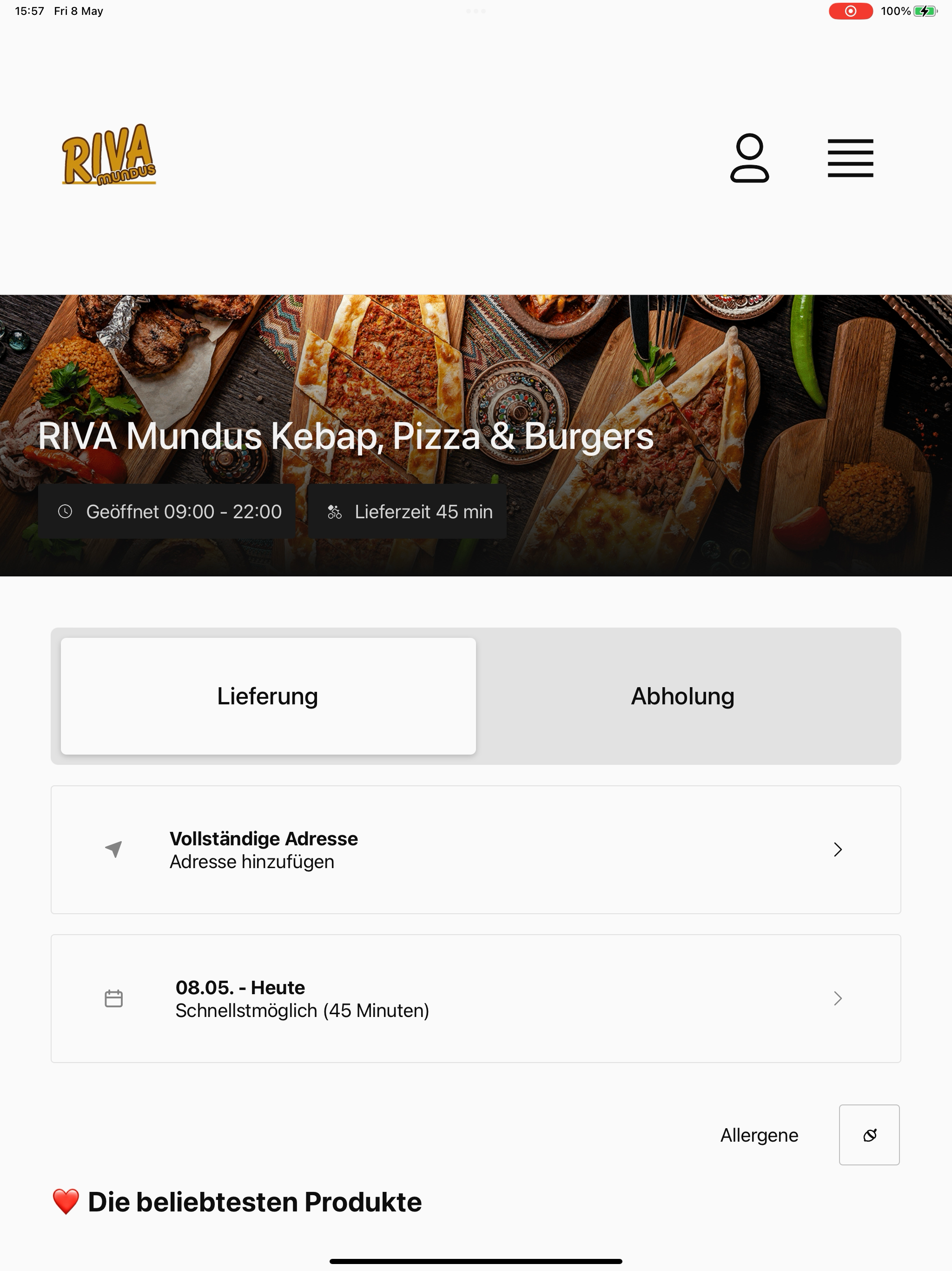 RIVA Mundus Kebap Pizza Burger screenshot 5