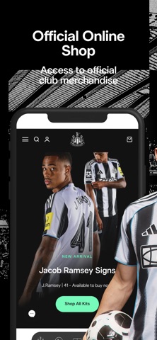 Official Newcastle United App screenshot