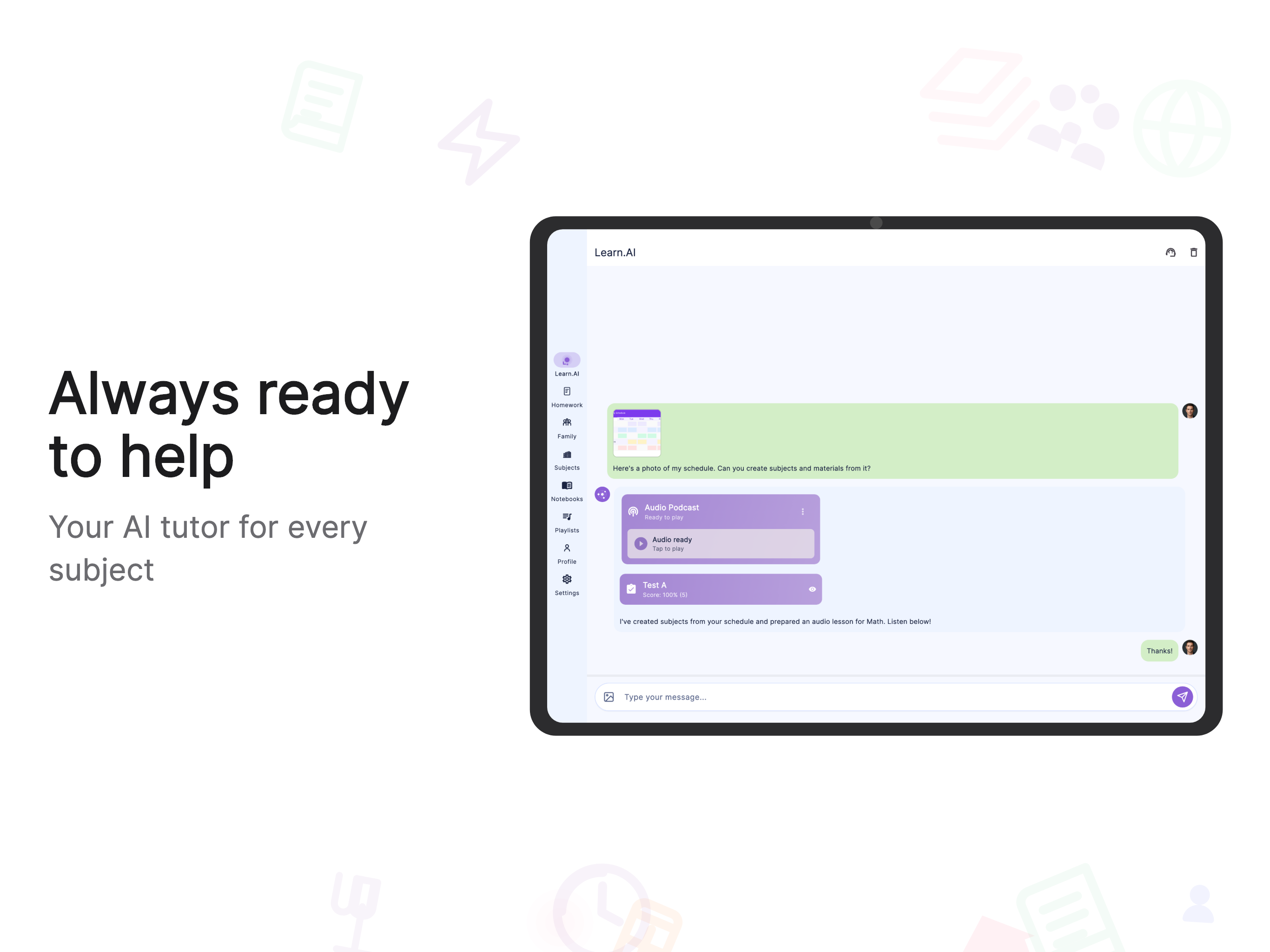 FamilyLearn.AI - AI Tutor screenshot 11