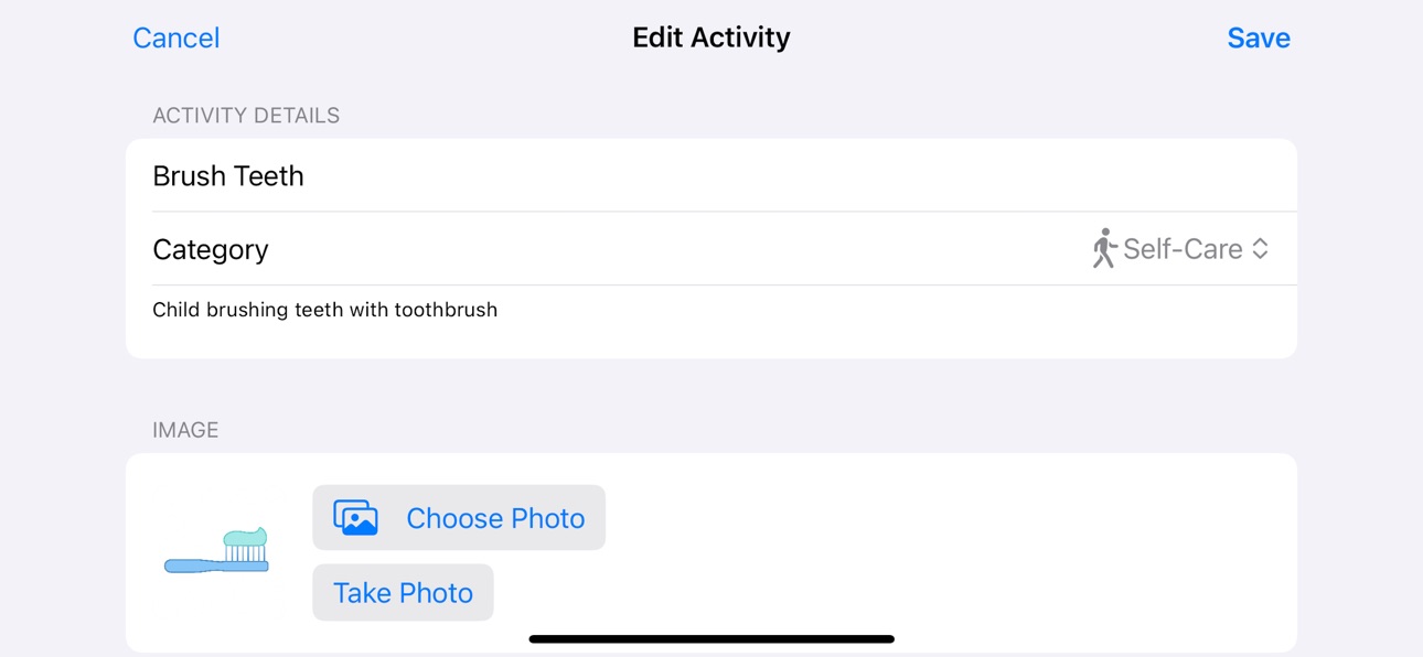 iPhone screenshot