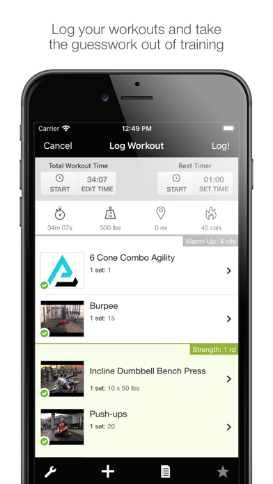 Peak Performance PT App Screenshot