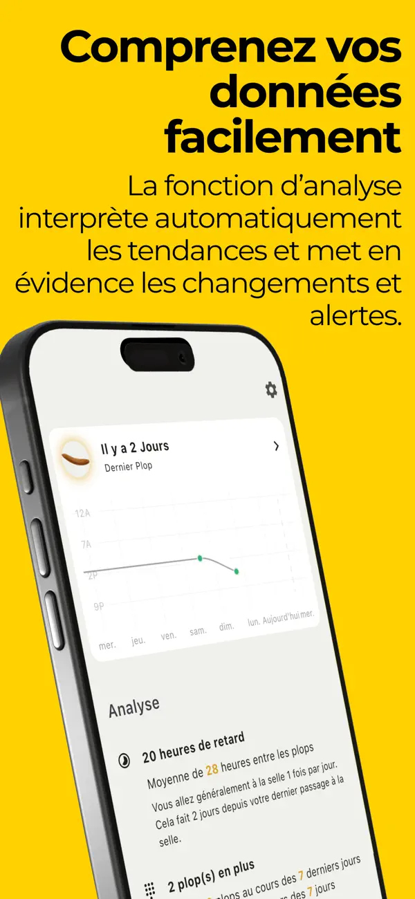 Screenshot #3 pour plop - le suivi des selles
