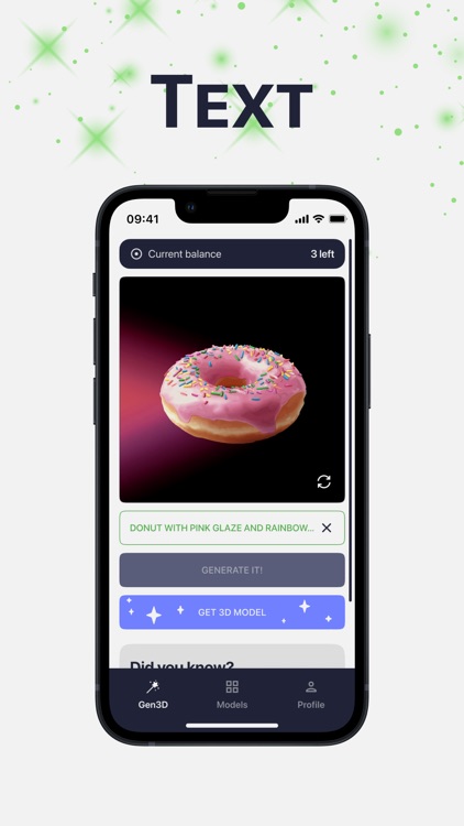 TextTo3D: AI 3D Modeling App