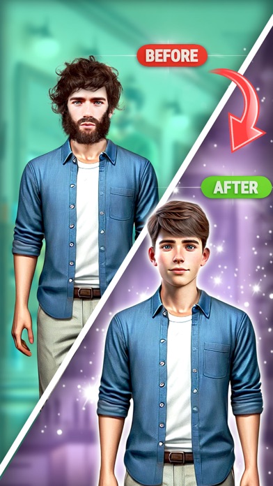 Barbershop Hair Cut Sim Game Screenshot