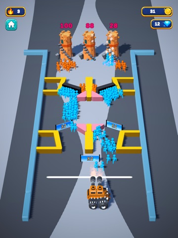 Mob Surge: Crowd Battle Game iPad screenshot