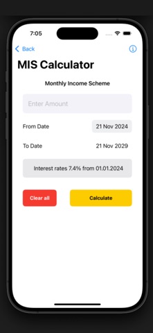 PO Interest Calculator screenshot
