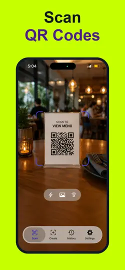 Captura de pantalla de QR Code Reader: Safe & Free en iPhone 1
