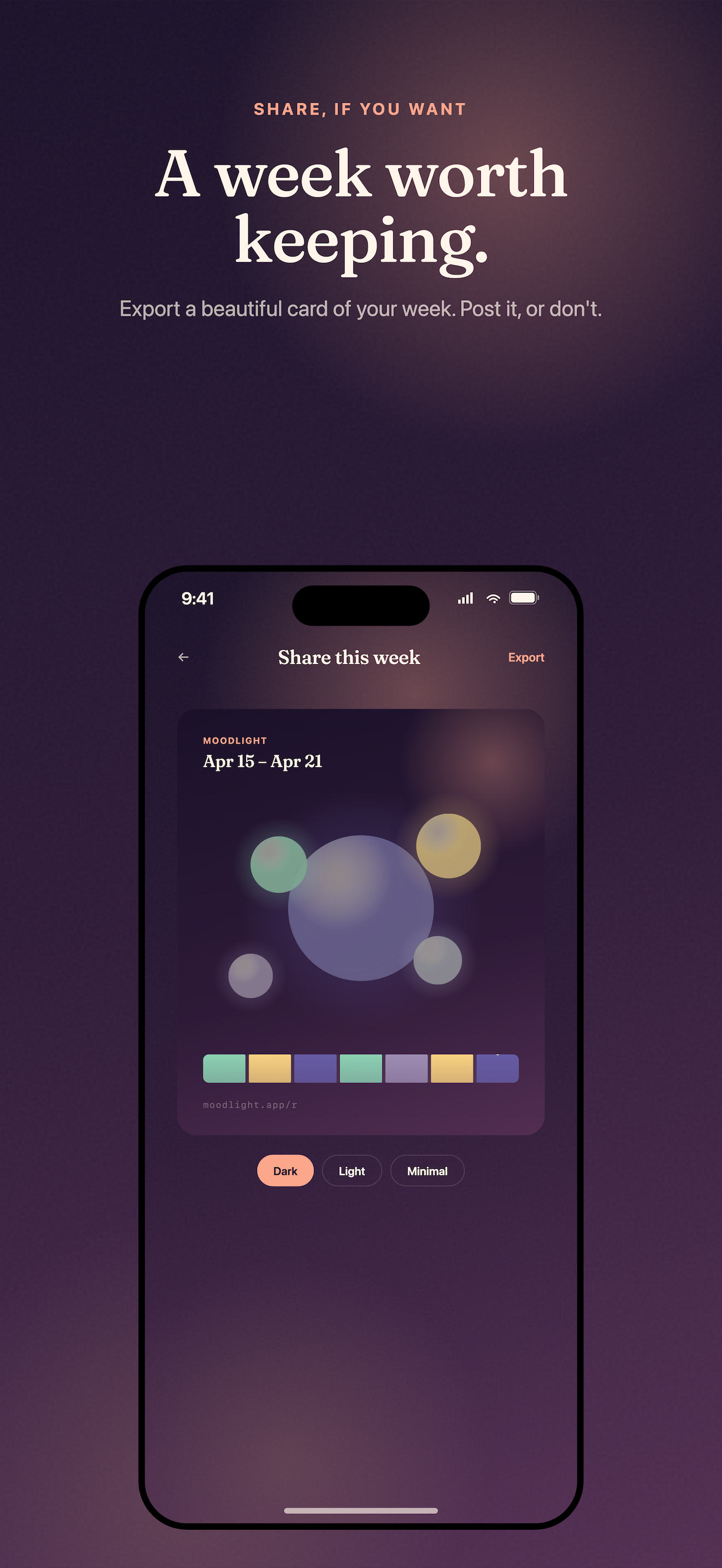 MoodLight - Gentle Mood Diary screenshot 6