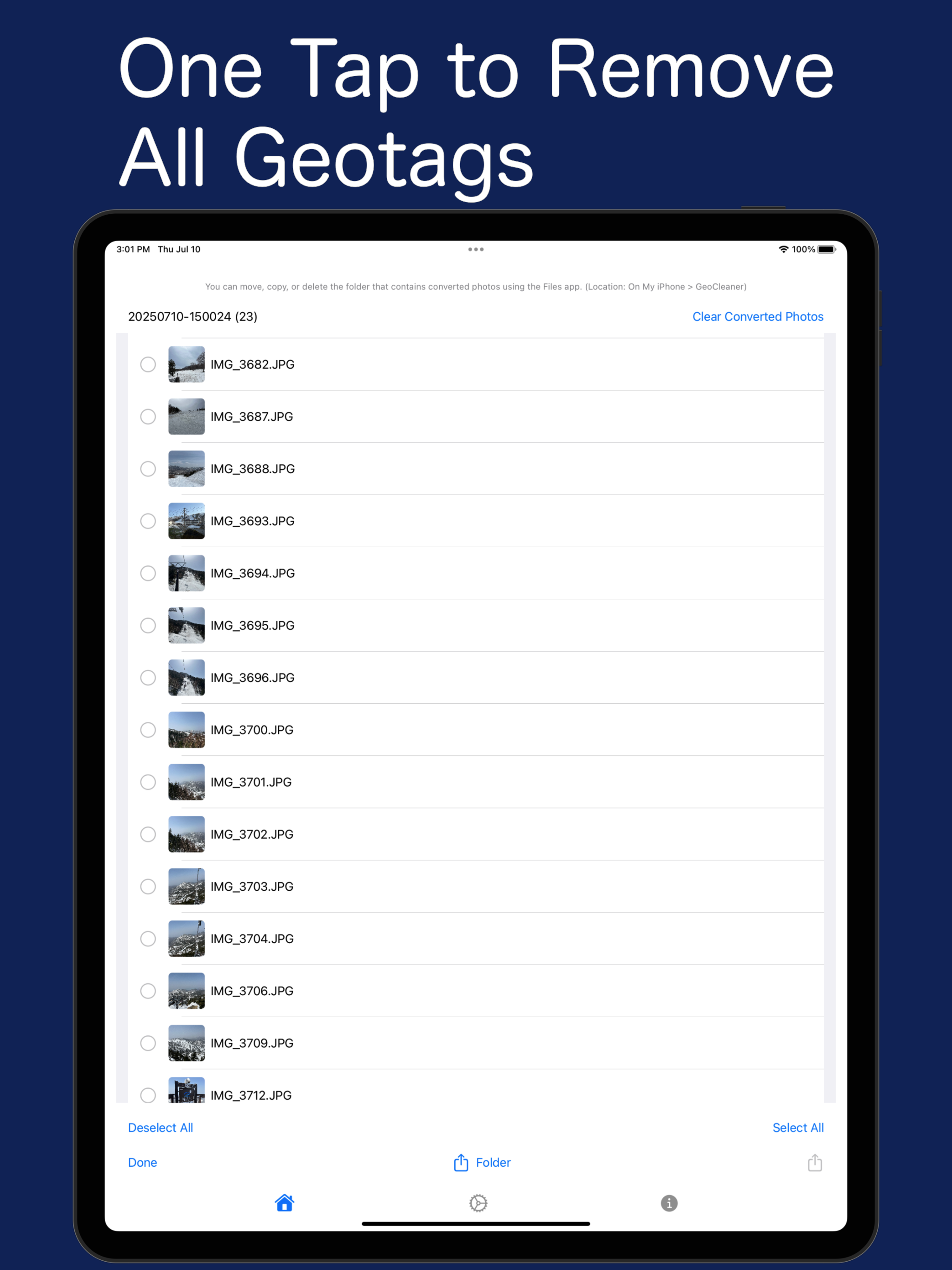 Geo Cleaner - Location Remover