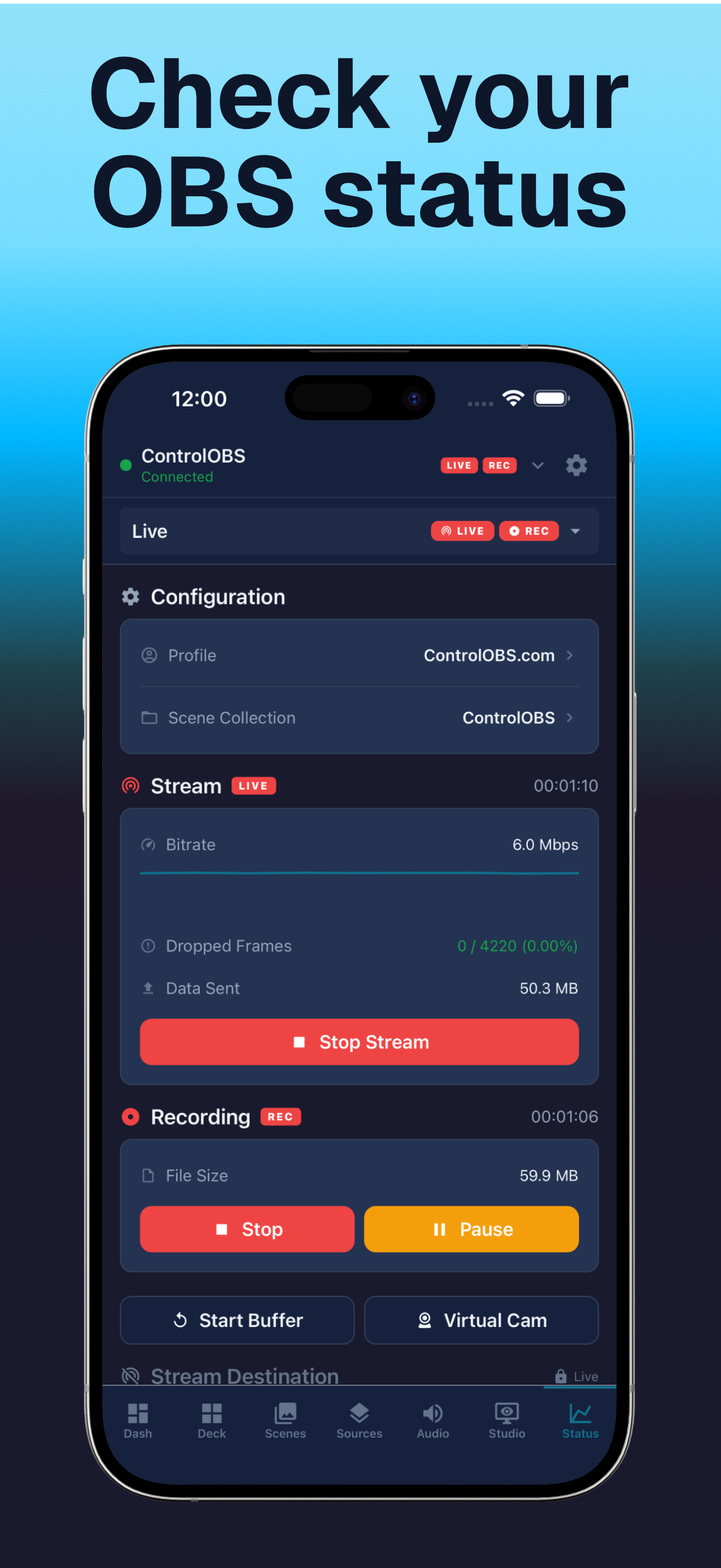 Control OBS