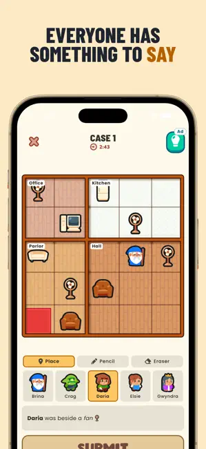 Murder Sudoku: Tiny Crimes iPhone screenshot 3