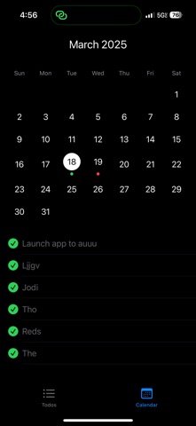 Ta Da – A Minimalist To-Do App screenshot