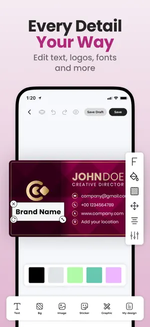 Business Card Maker - Creator screenshot 3
