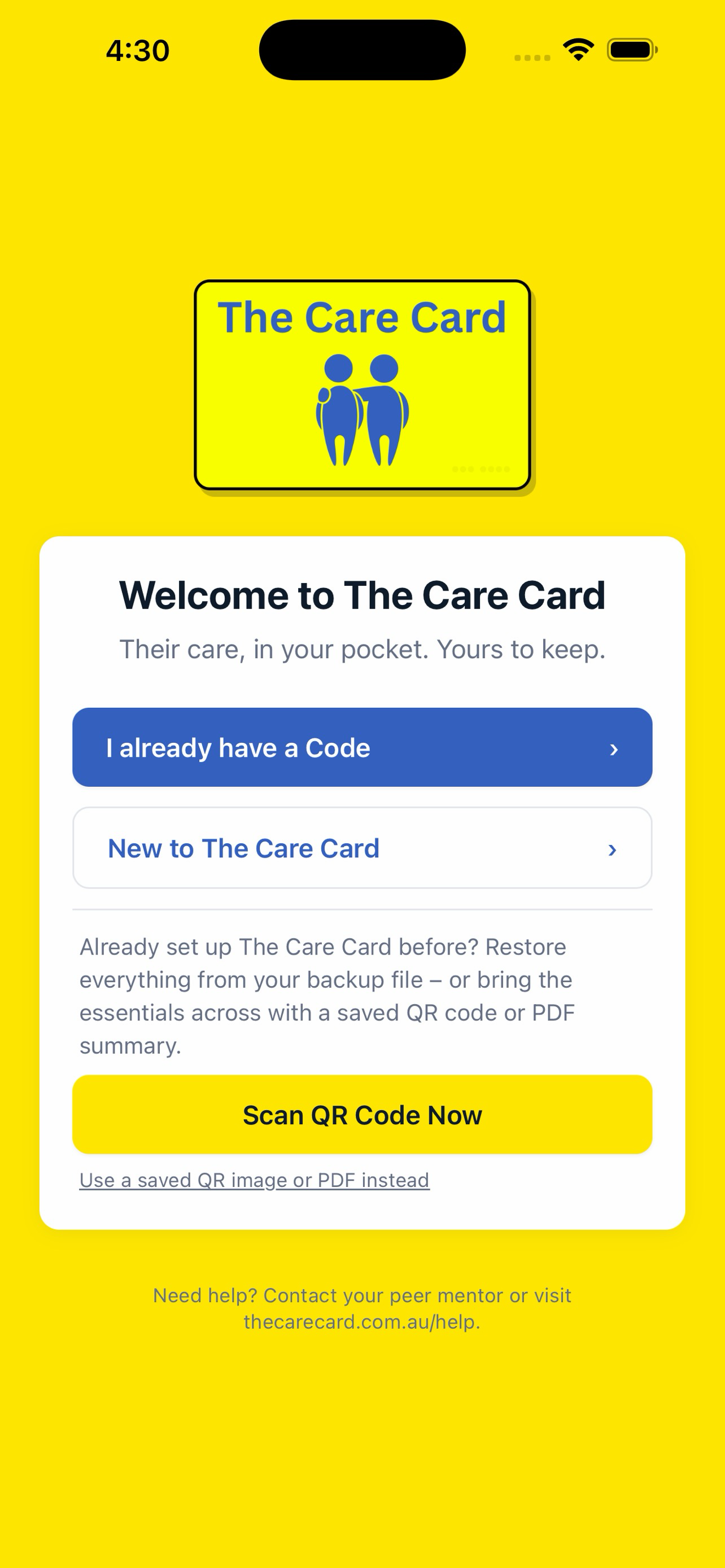 The Care Card screenshot 6