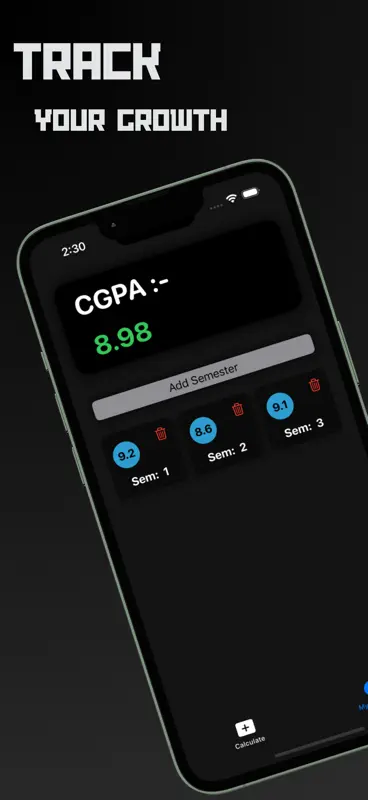 GPA - Calculator & Tracker screenshot 3 of 4