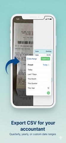 Receipt to CSV Screenshot 5 of 5