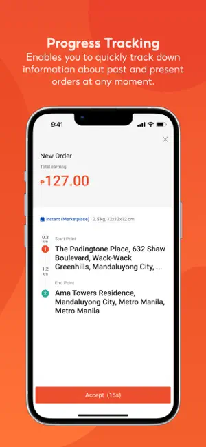 SFD Driver: App for Partners iPhone screenshot 4