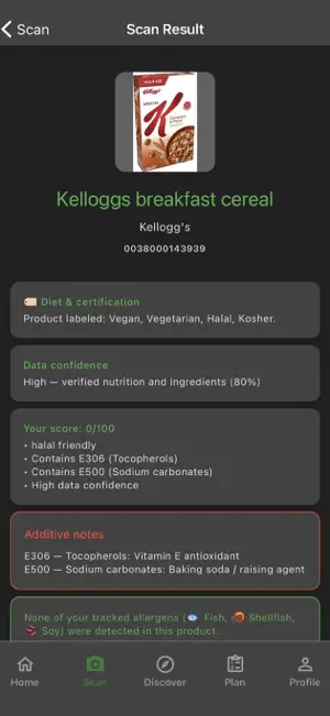 NutriGuide screenshot 1