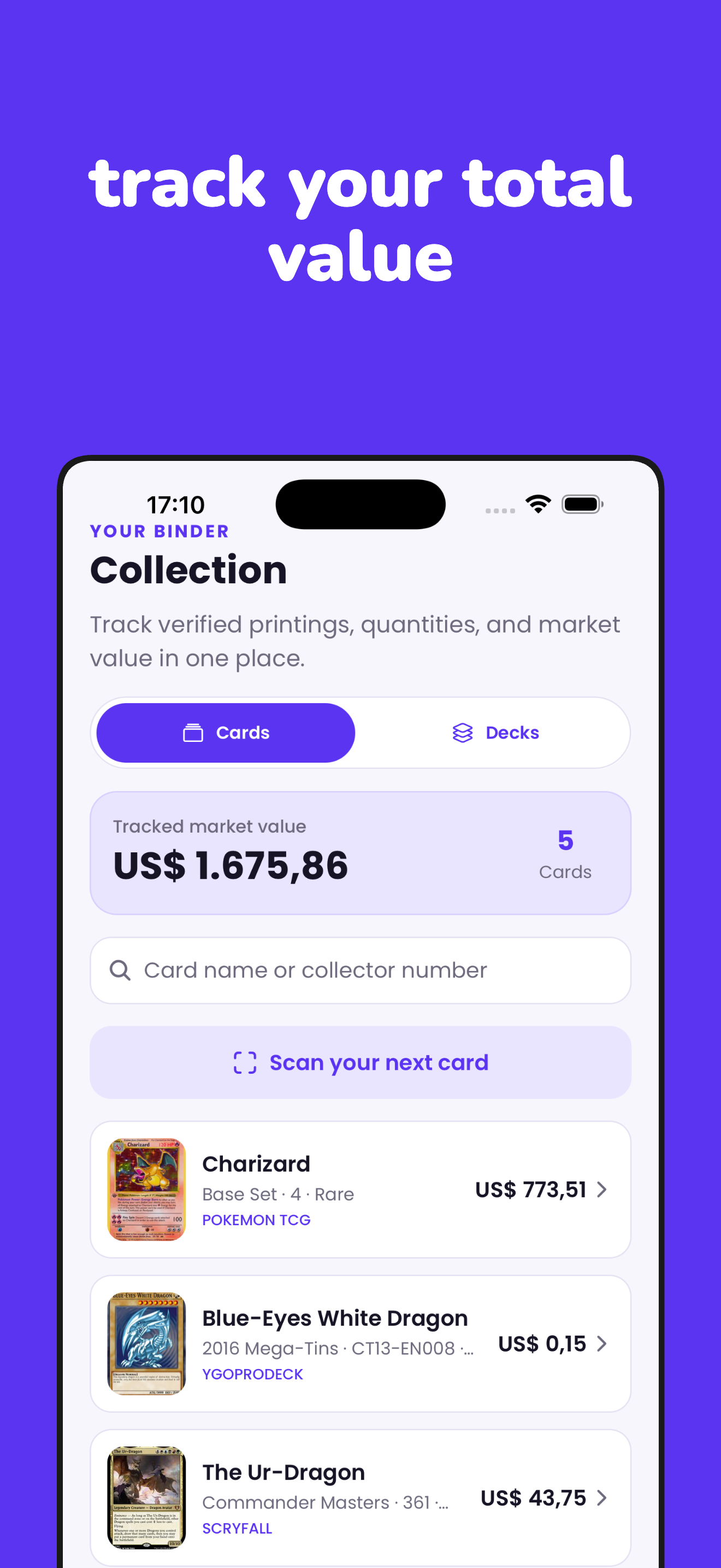 Deckify: TCG Card Scanner AI screenshot 4