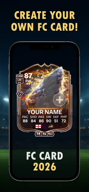FC Card Creator iPhone screenshot 2