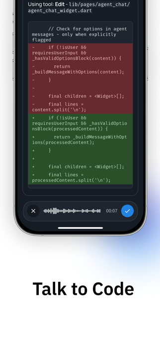 Claude Code & Codex Mobile IDE Screenshot 6 of 8