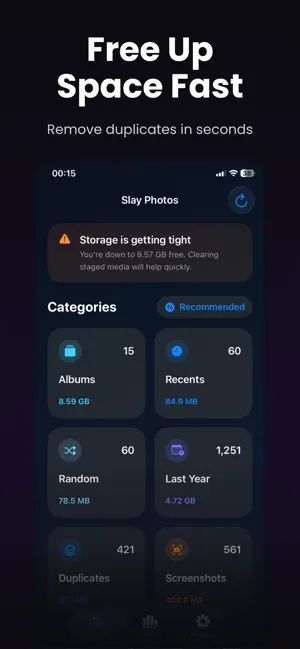Slay: Swipe Photo Cleaner screenshot 1
