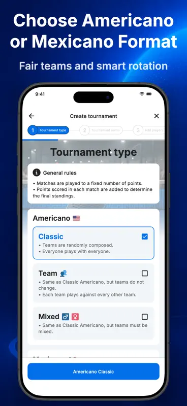 Americano Padel Manager screenshot 2 of 8