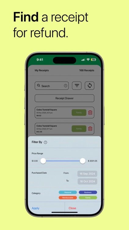 1receipt® | Your E-Receipt Pal screenshot-4