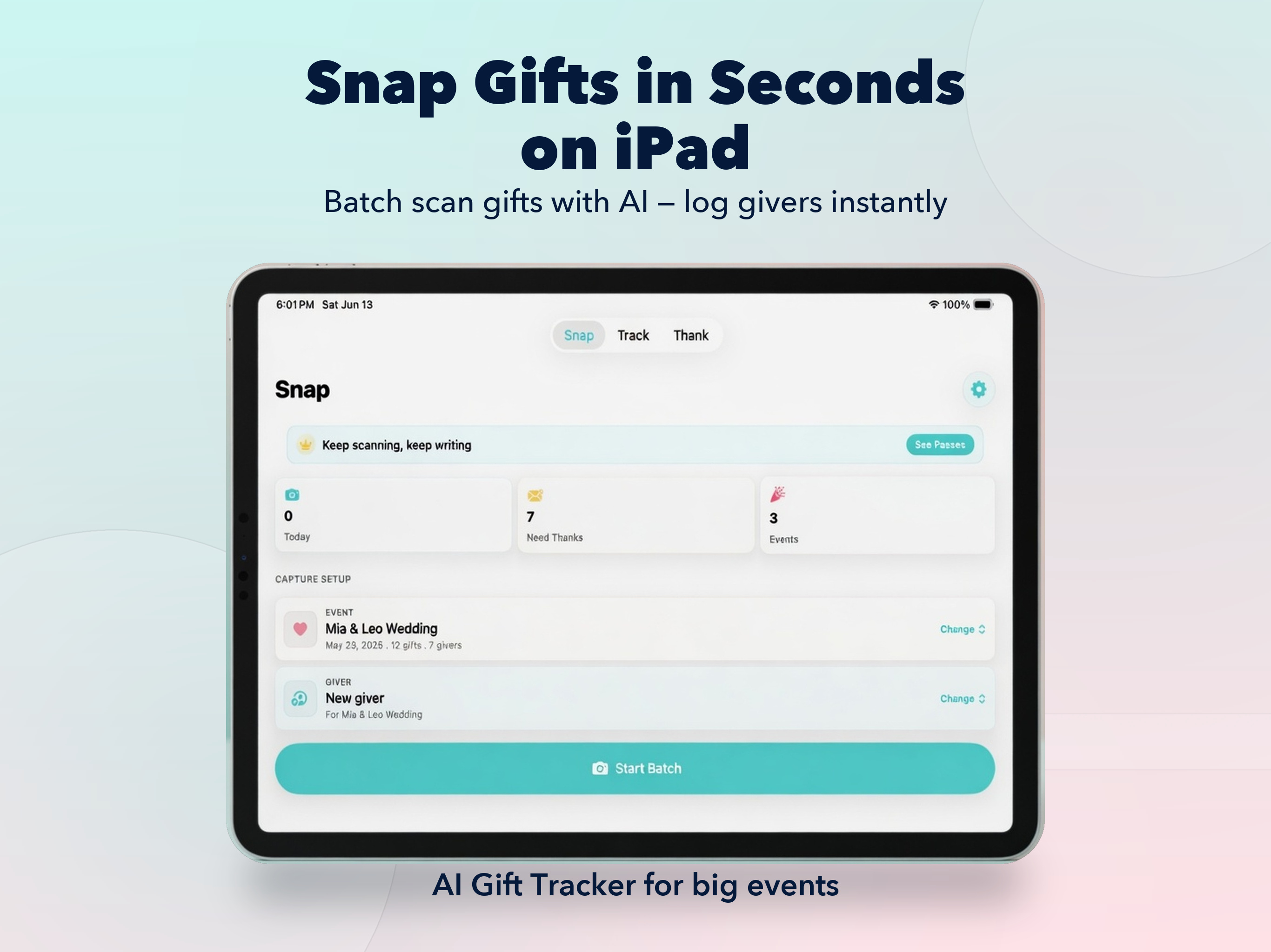 WrapSheet – Gift Tracker