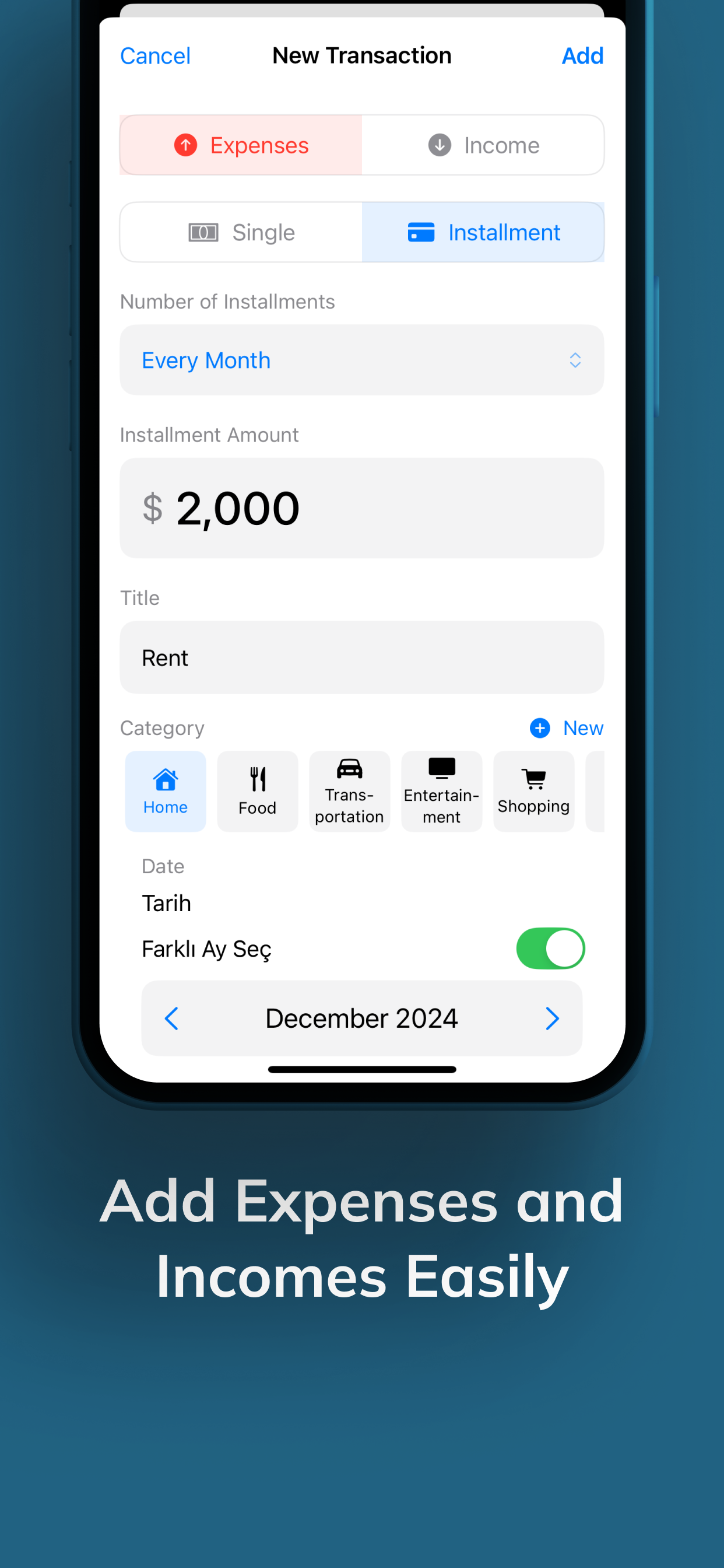 Budget App - Money Planner