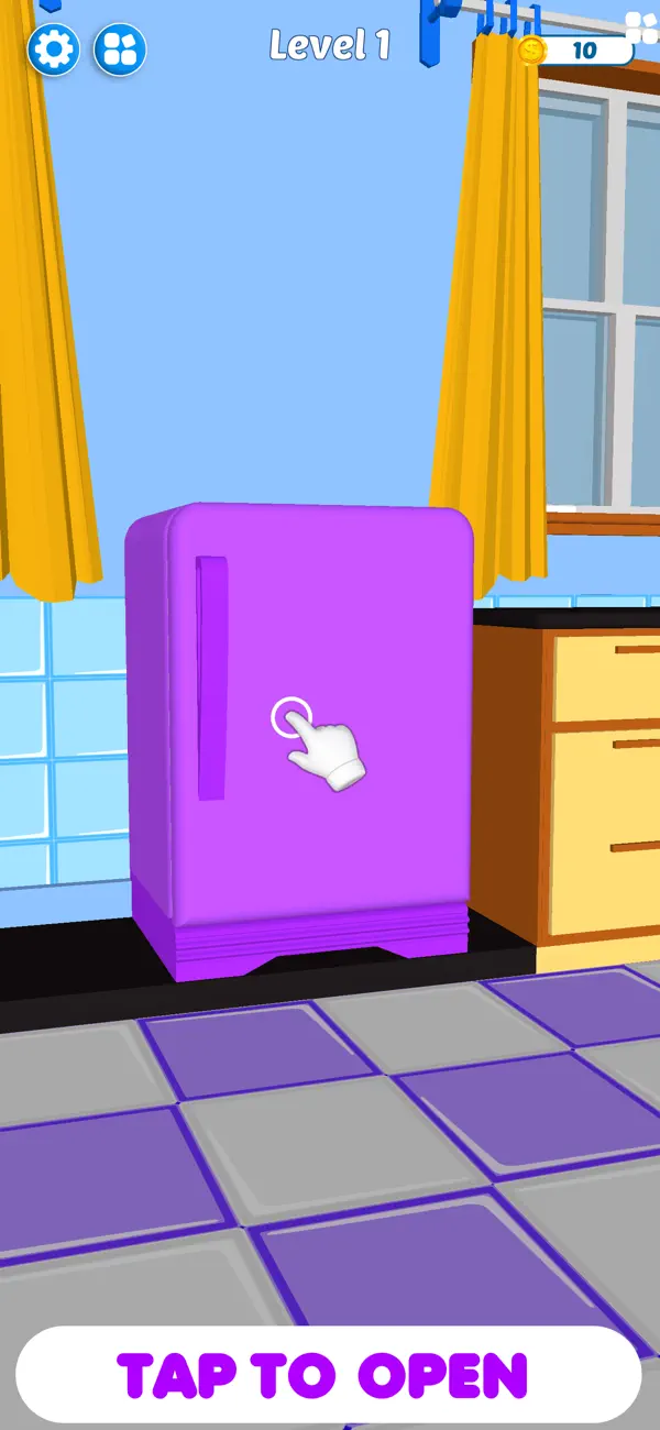 Screenshot #1 pour Fridge Organizer: ASMR Restock
