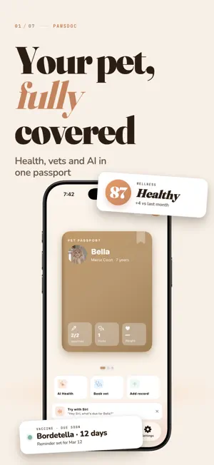 PawsDoc - Pet Health Passport screenshot 1