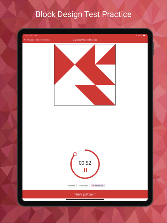 Screenshot #5 pour Block Design Test Practice