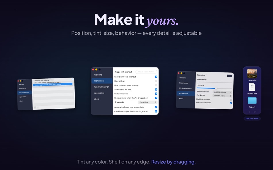 #8. Space Drop - Drag, Store, Drop (macOS) De: FIPLAB Ltd