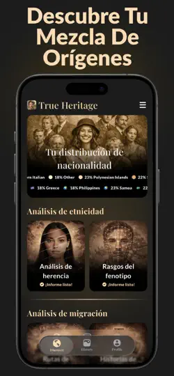 Captura de pantalla de True Heritage & Ancestry: EDNA en iPhone 2