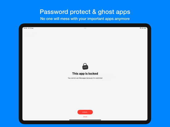 Screenshot #4 pour AppLocker • Passcode lock apps