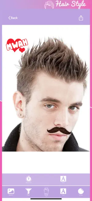 Hair Style Cam: Haircuts Salon screenshot 4