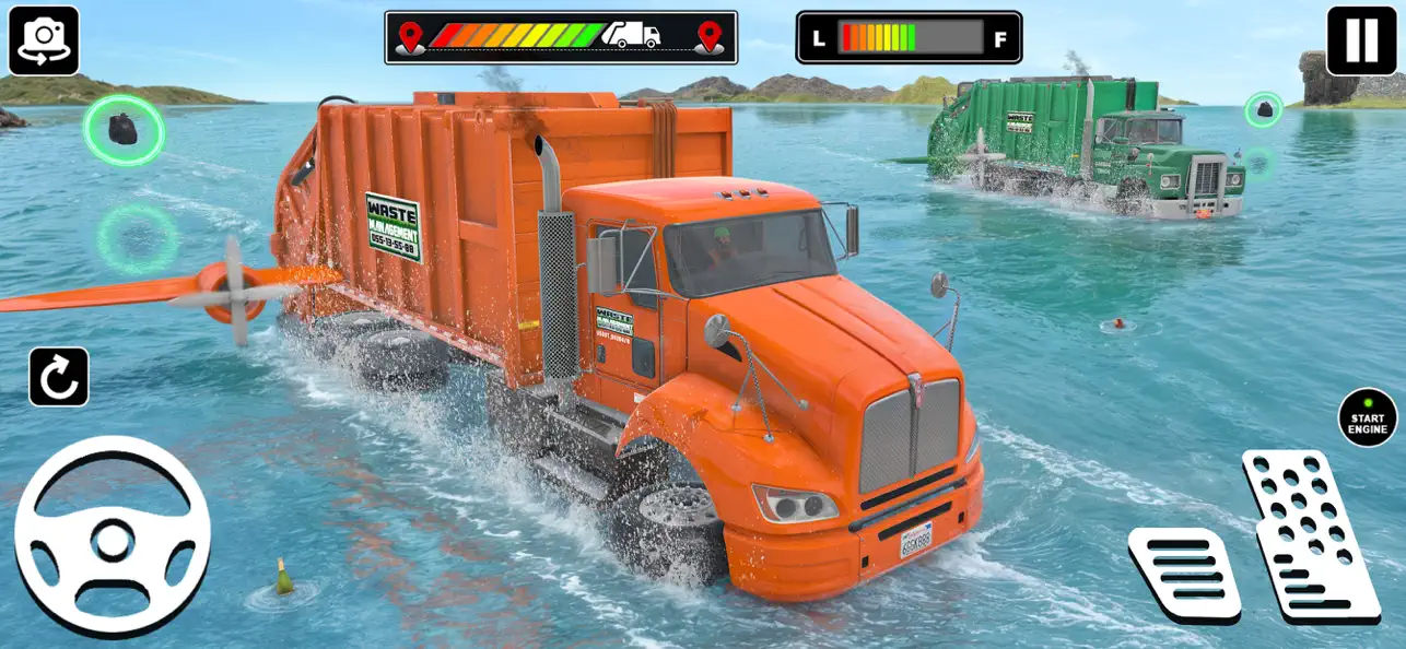 Screenshot #3 pour Ocean Trash Truck Cleanup