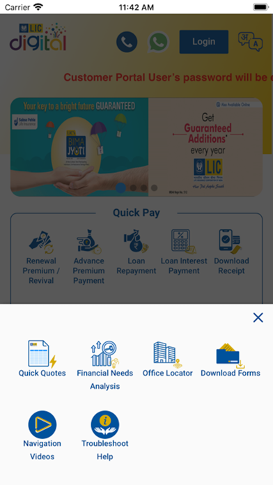 LIC Digital - NRI Screenshot