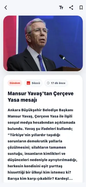 Newsly - Son Dakika Haber screenshot 3