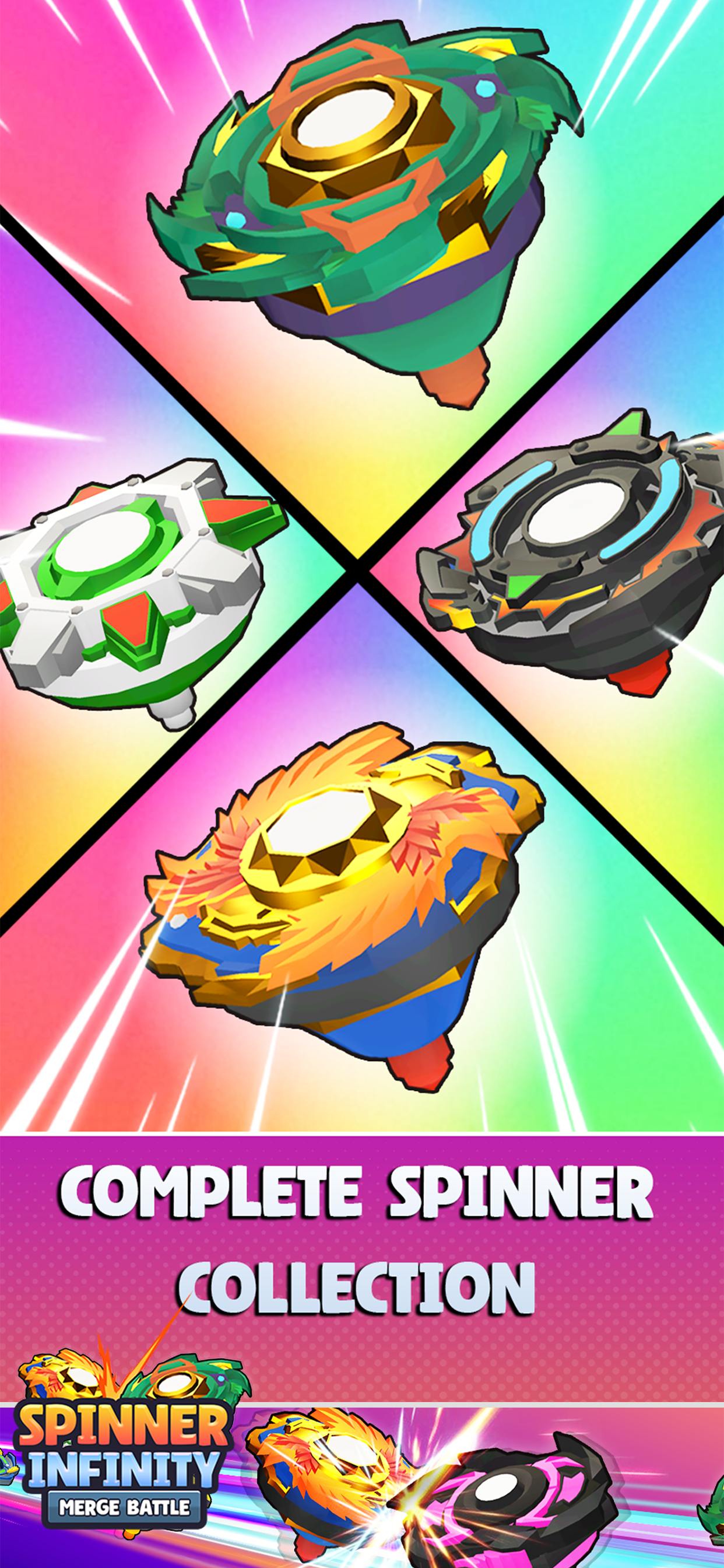 Spinner Infinity: Merge Battle screenshot 3